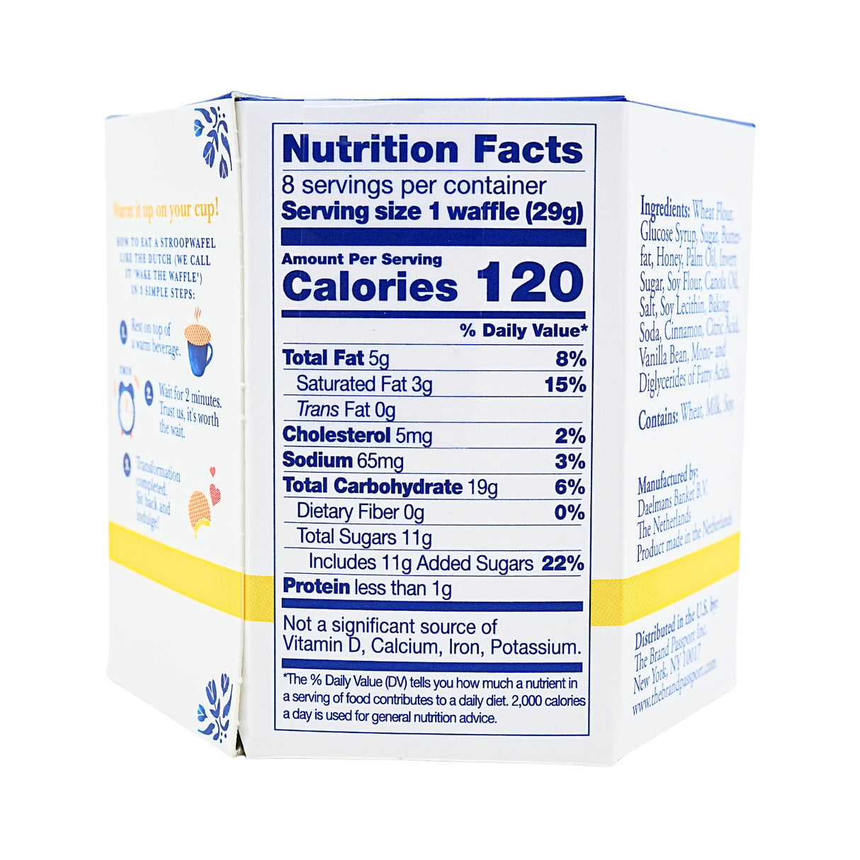 Daelmans Hex Box Honey Stroopwafels 8.11 oz
