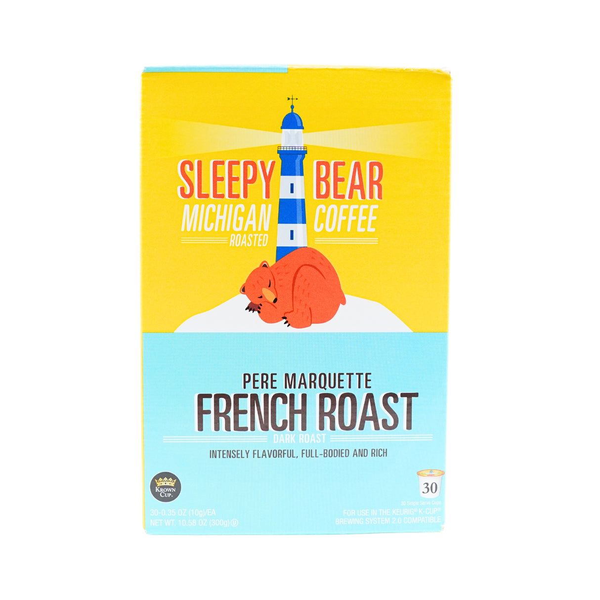 Sleepy Bear Pere Marquette French Roast Coffee 30 ct K CUP