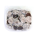 Dark Chocolate White Nonpareils  8 oz