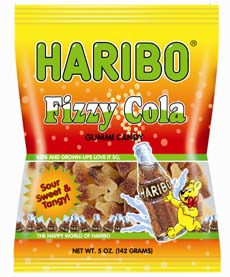 Haribo Fizzy Cola 5oz Bag