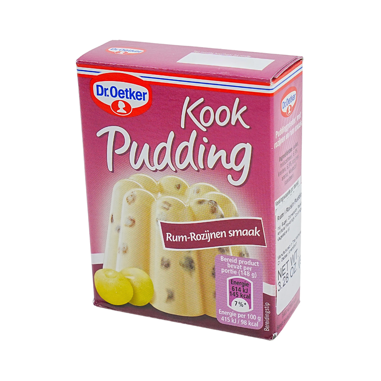 Dr Oetker Rum Raisin Pudding Mix 3.2 oz box