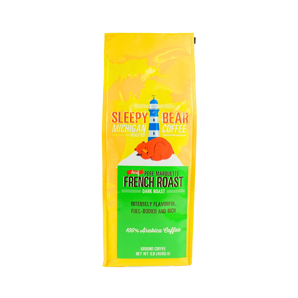 Sleepy Bear Pere Marquette Decaf Ground Coffee 16oz