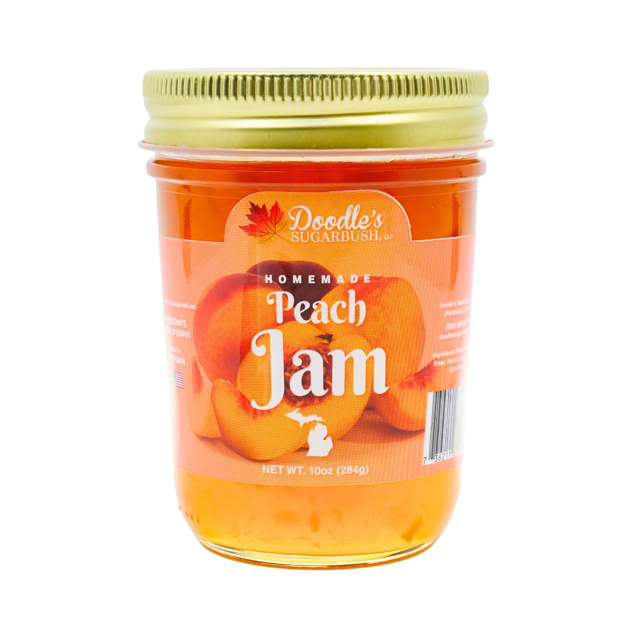Doodles Peach Jam 10 oz – Peters Gourmet Market