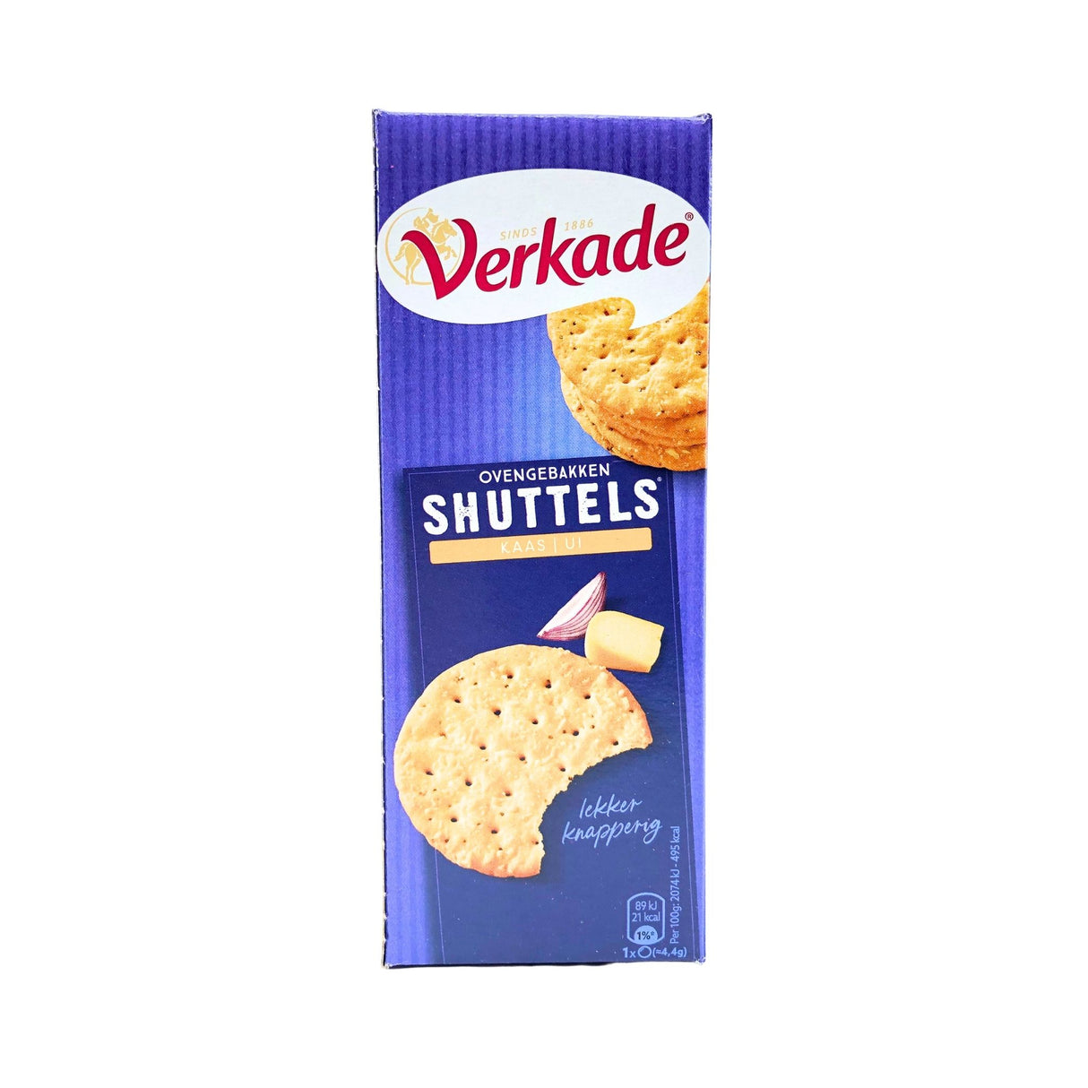 Verkade Shuttels Cheese & Onion Crackers 5.2 Oz