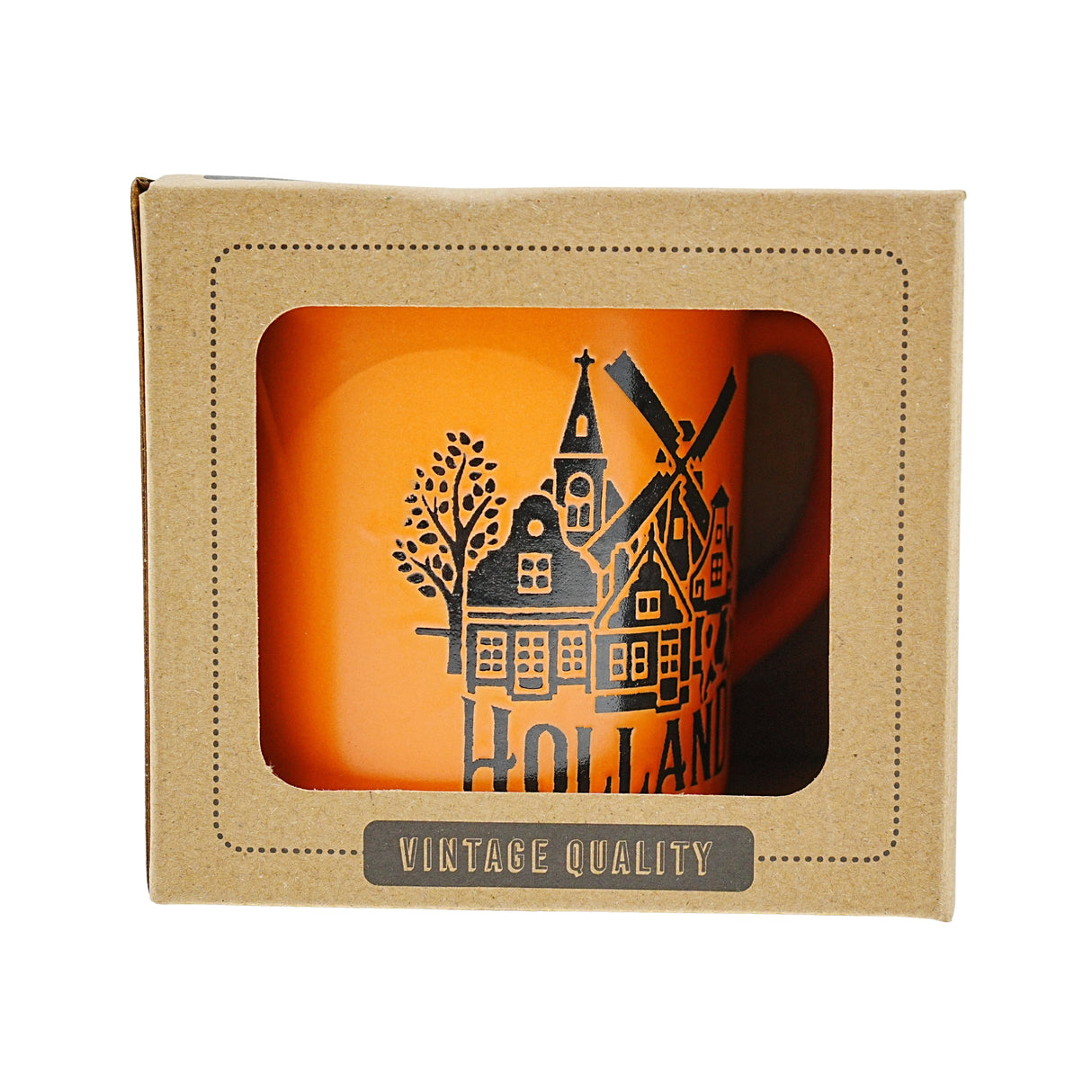 Holland Mug Orange 12 oz in gift box