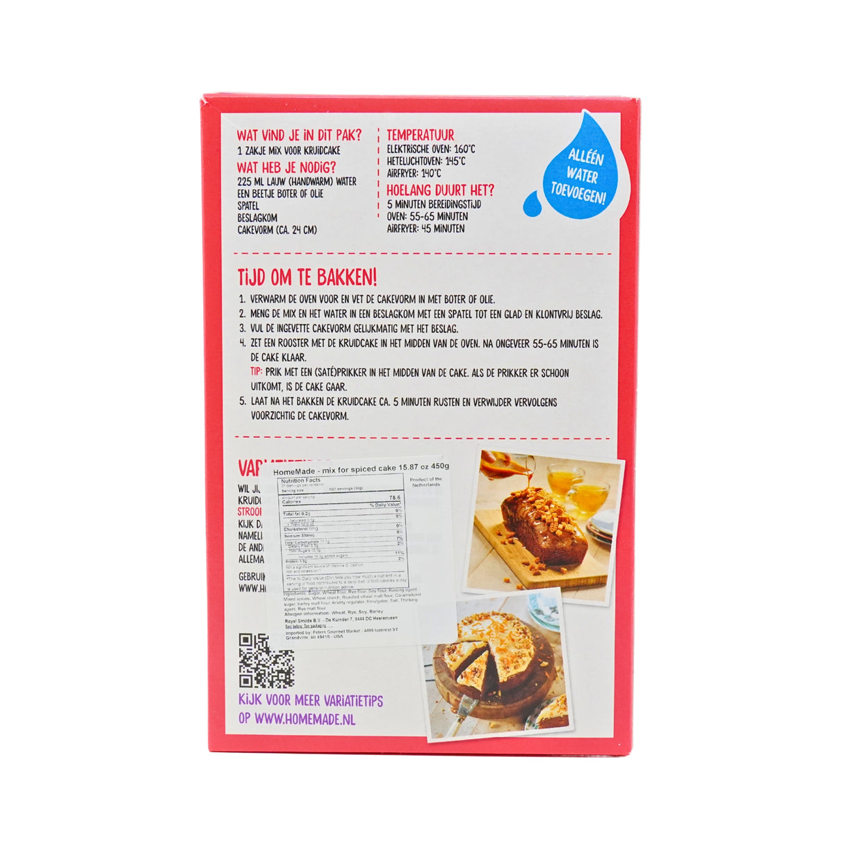 Homemade Complete Kruidkoek Mix 450 gr