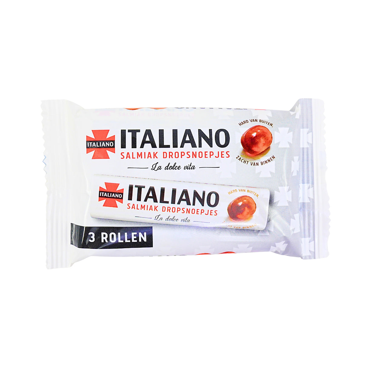 Italiano Salmiak Licorice Rolls 3 Pack 3.4 Oz