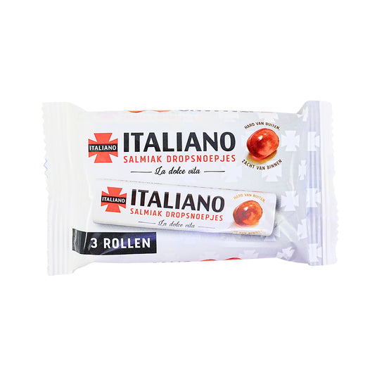 Italiano Salmiak Licorice Rolls 3 Pack 3.4 Oz