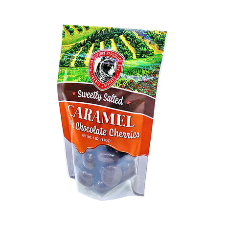 Cherry Republic Caramel Dark Chocolate Cherries 8oz