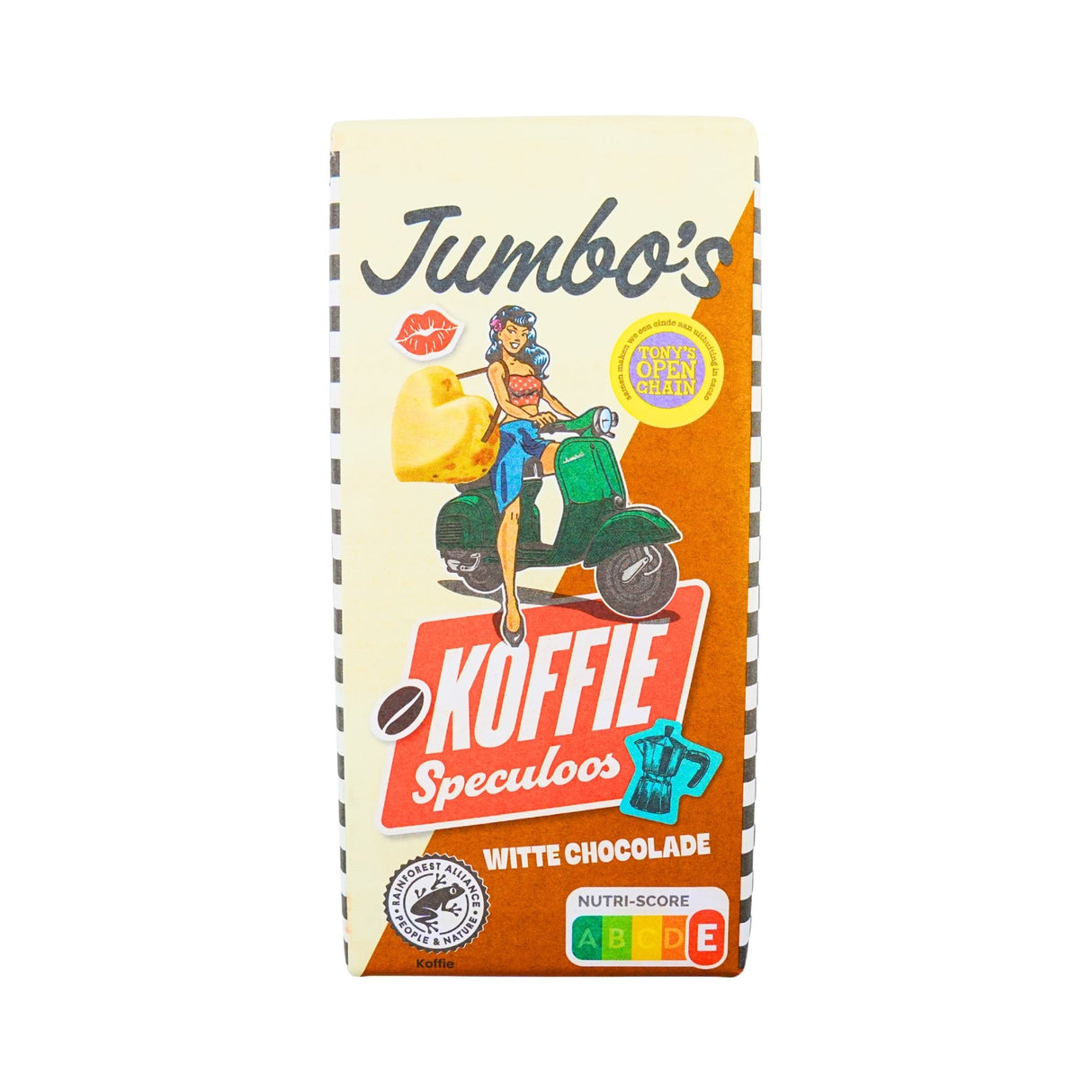 Jumbo Coffee Speculaas White Chocolate Bar 4.9 oz