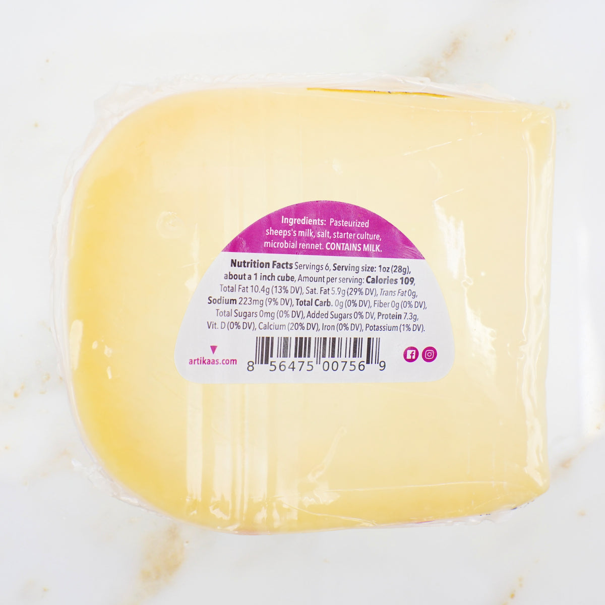 Artikaas Holy Sheep  Cheese 6 oz wedge
