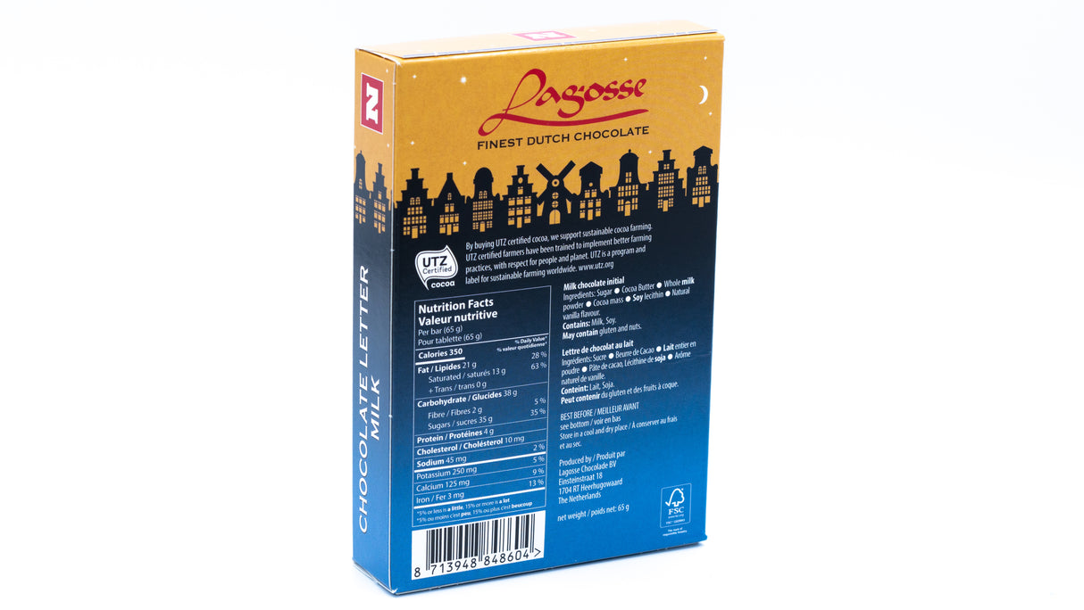 Lagosse Milk N Small Letter 2.3 Oz