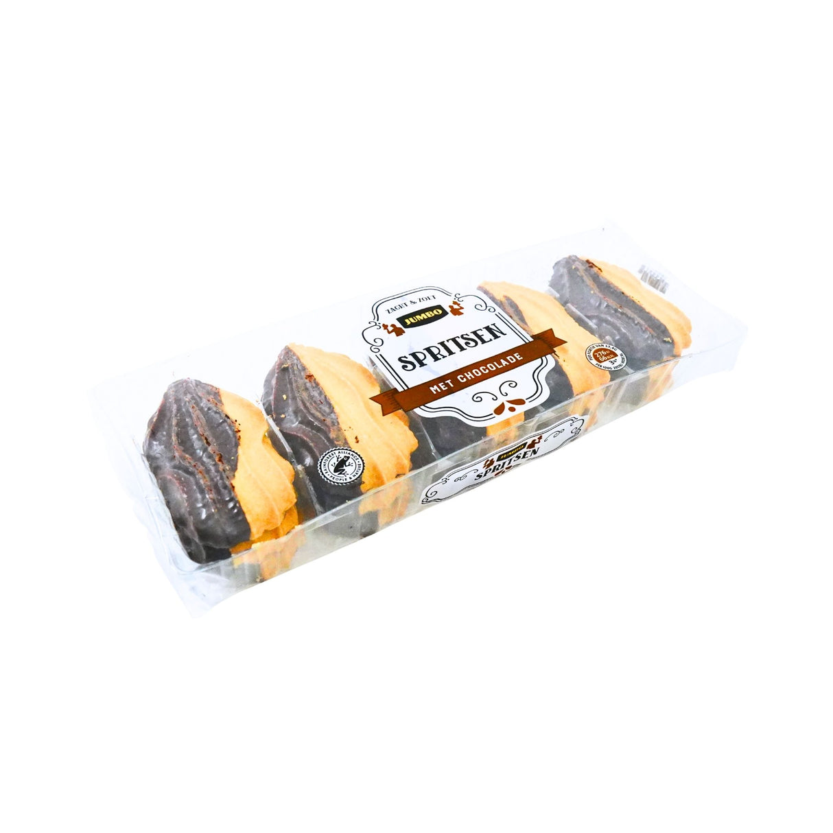 Jumbo Chocolate Sprits (shorbread) 7 oz