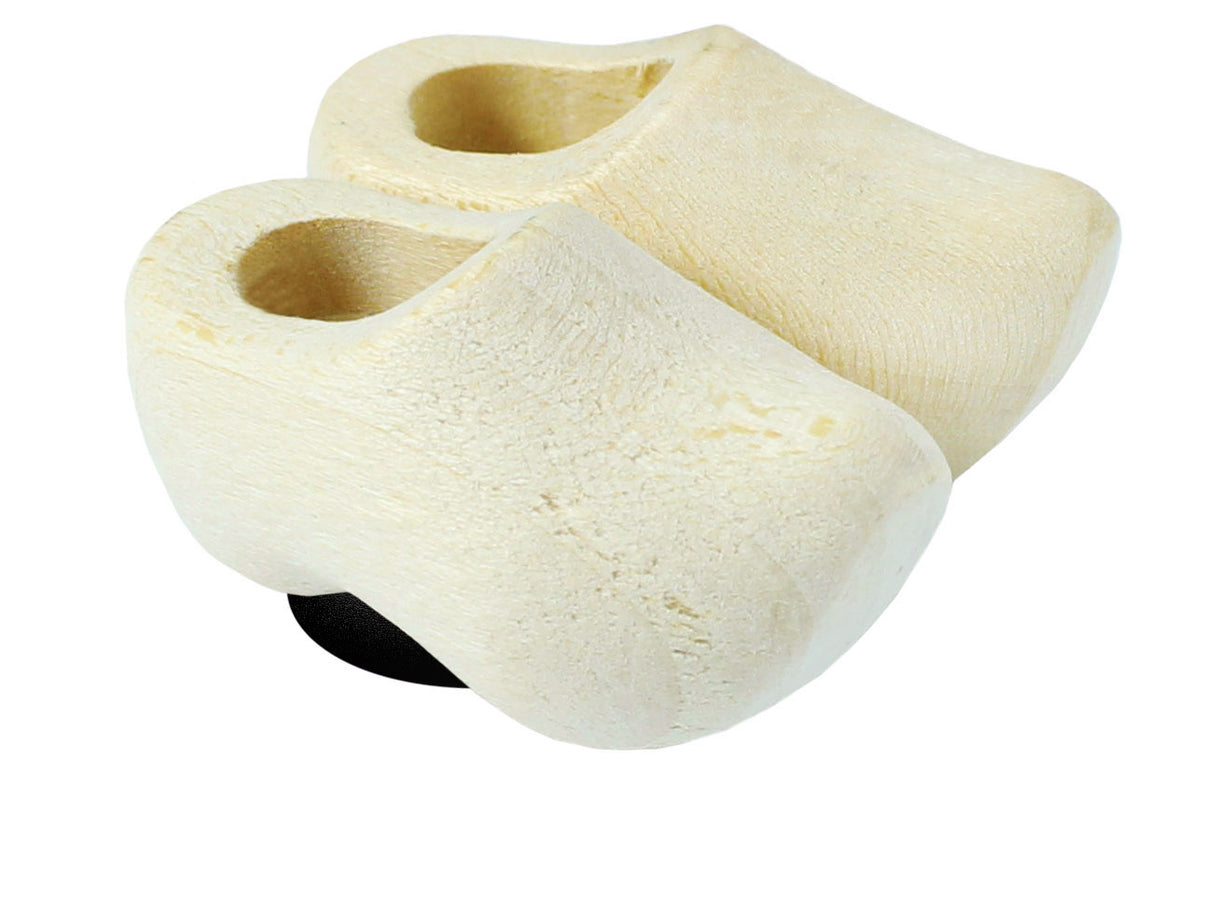 Magnet Wooden Shoe Plain Sanded 1.75 inch