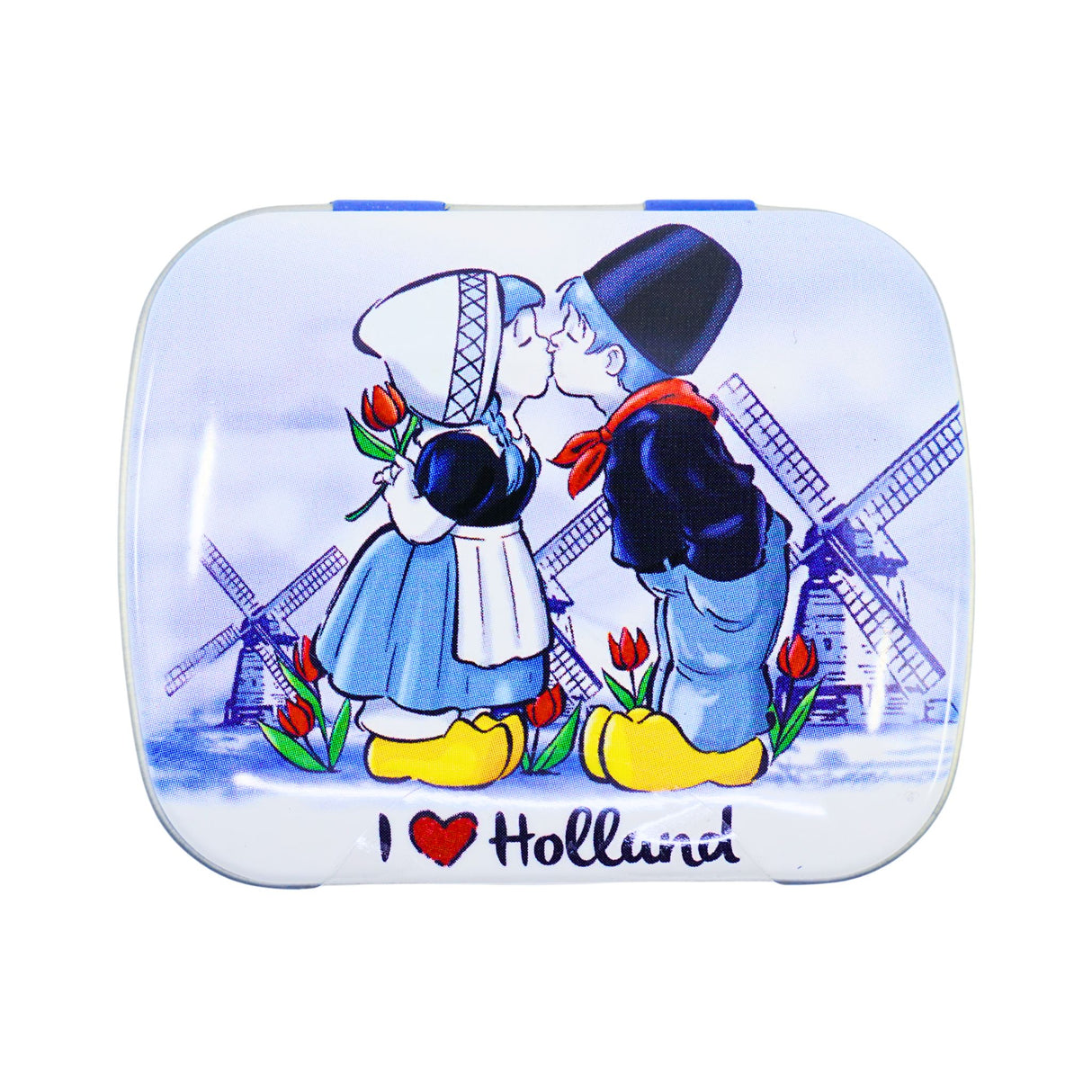 Kissing Couple Mini Tin with peppermints 1.75 oz