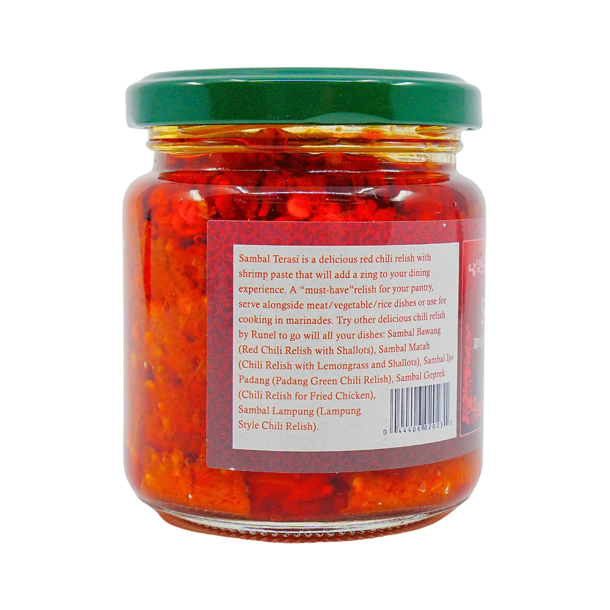 Runel Sambal Terasi Chili Relish w/Shrimp paste  6.5 oz