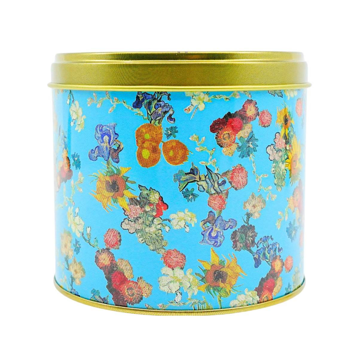 Van Gogh Flower Bouquet Tin EMPTY