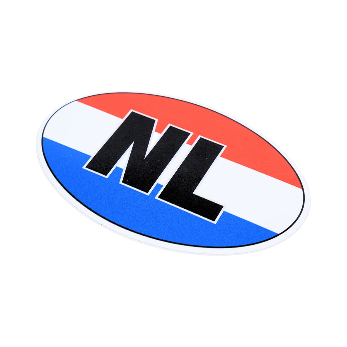 NL Netherlands Oval Car Sticker