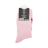 Souvenir Pink with Red Tulips Holland Socks