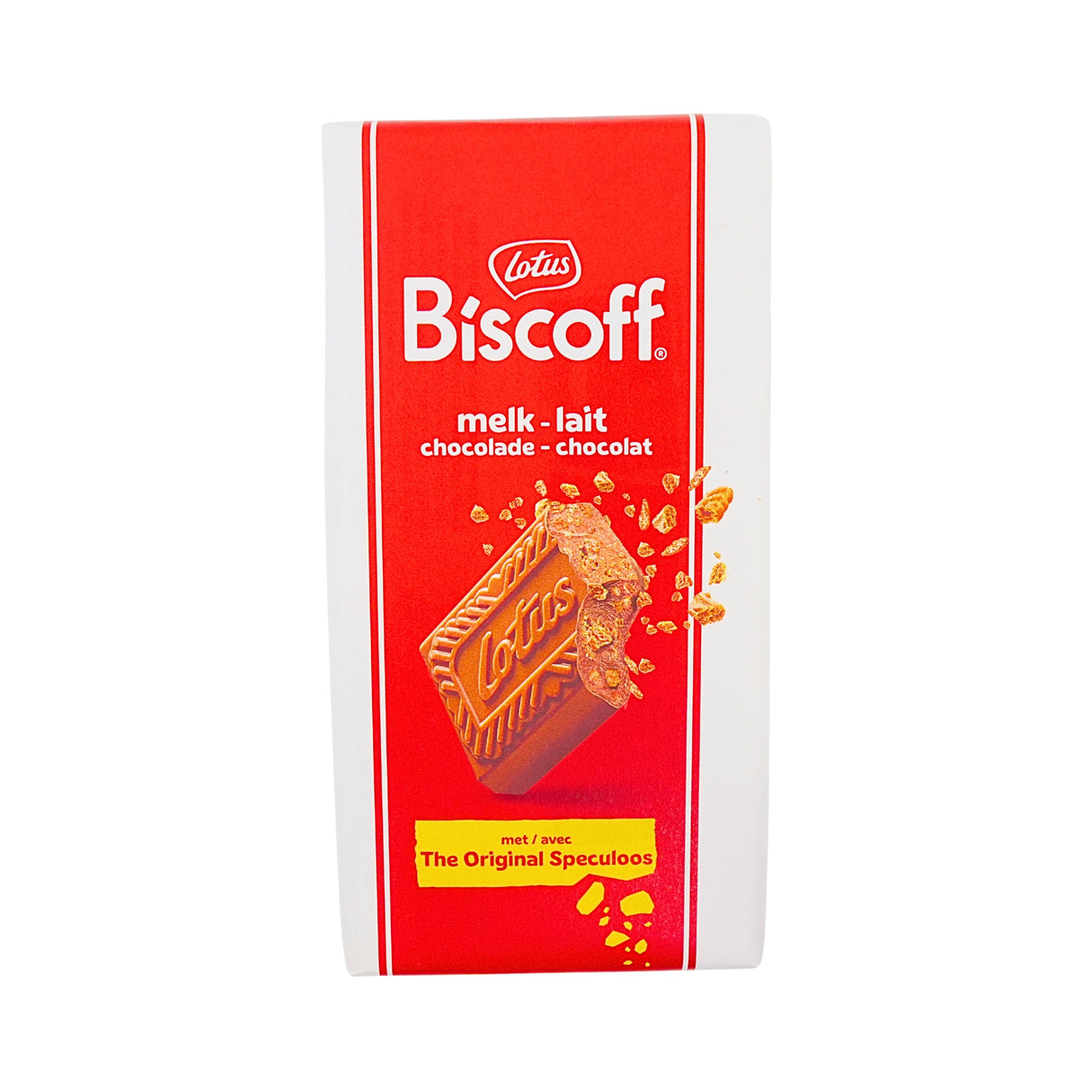 Lotus Speculoos Milk Chocolate w/speculoos pieces  6.3 oz 180 gr
