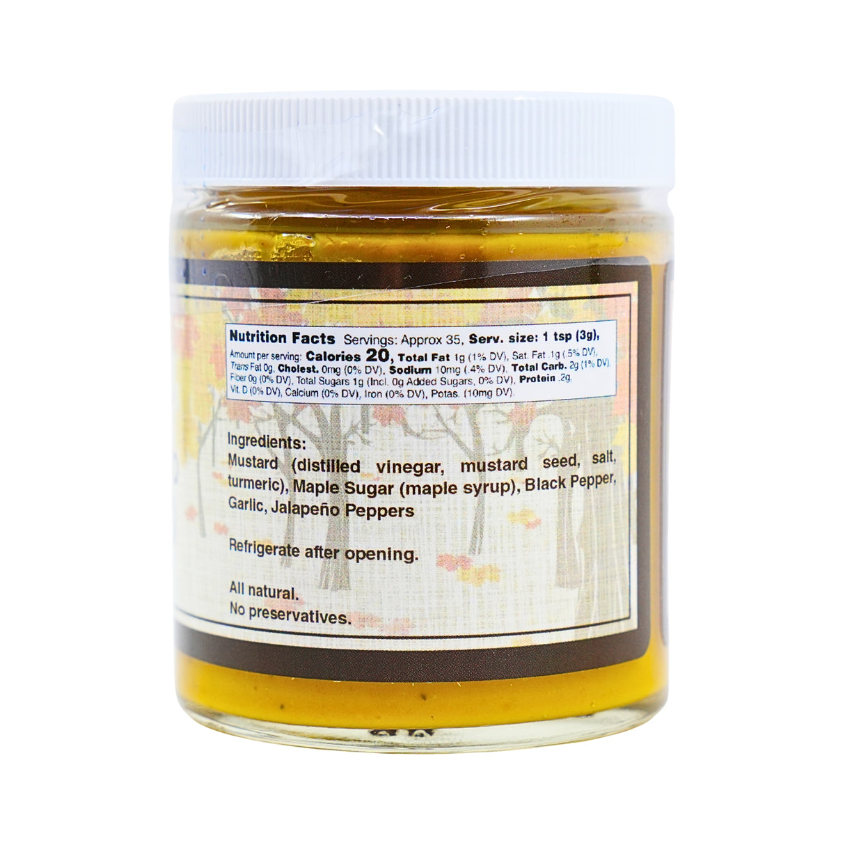Doodles Maple Jalapeno Mustard 6.7oz jar