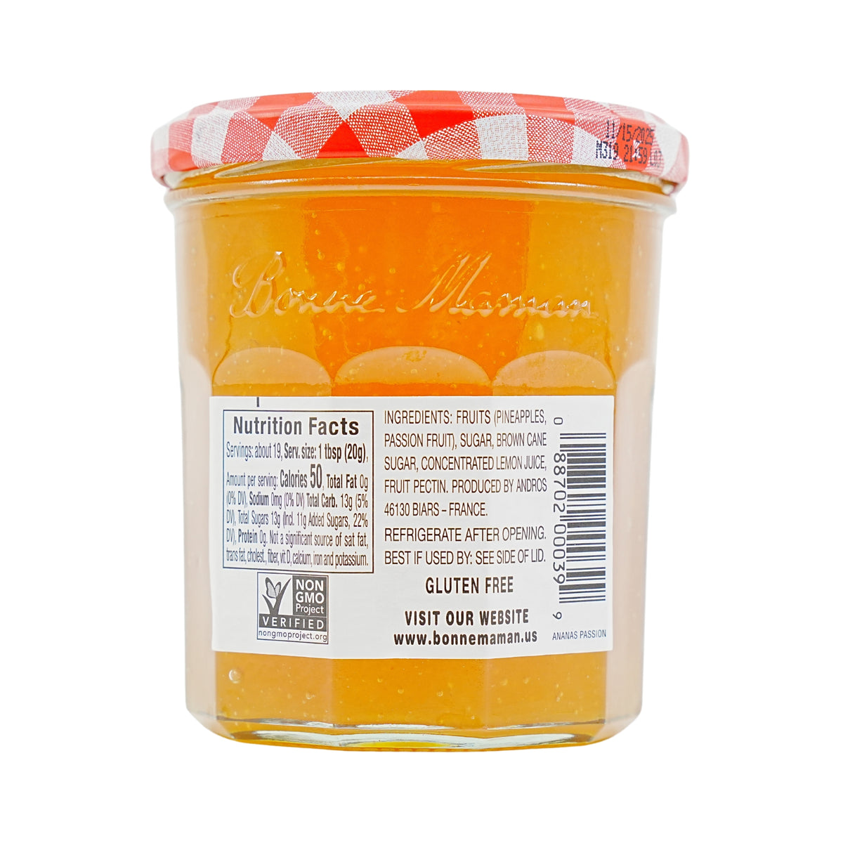 Bonne Maman Pineapple Passion Preserve 13 oz