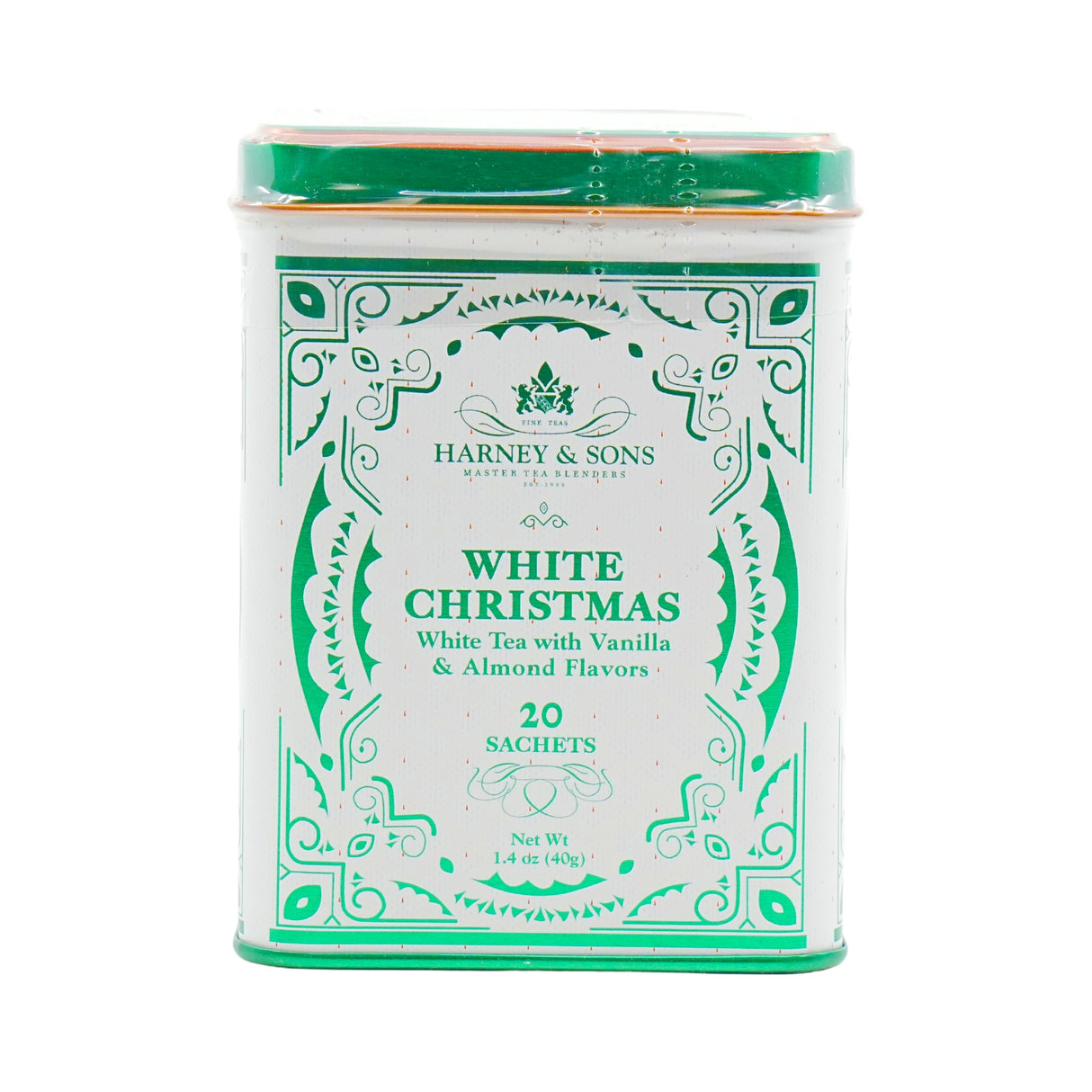 Harney & Son Holiday White Christmas Tea 20 Ct Tea Tin