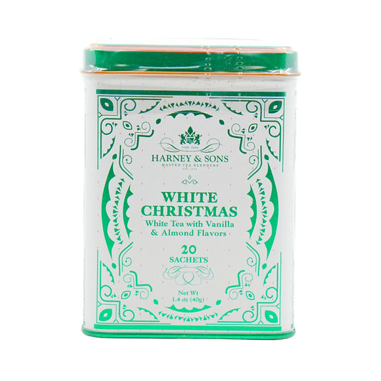 Harney & Son Holiday White Christmas Tea 20 Ct Tea Tin