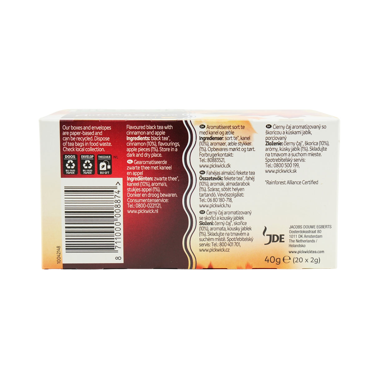 Pickwick Autumn Storm 1 cup Tea bags 20 ct