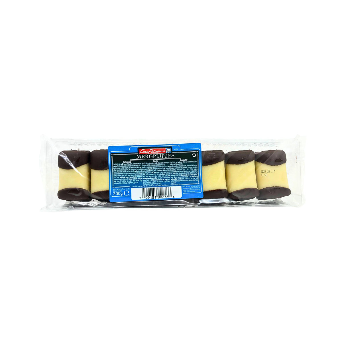 Mergpijpjes Marzipan Iced Cakes 7 ct.
