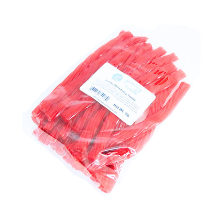 PGM Yummy Sweets Strawberry Jumbo Licorice Twist  1lb bag