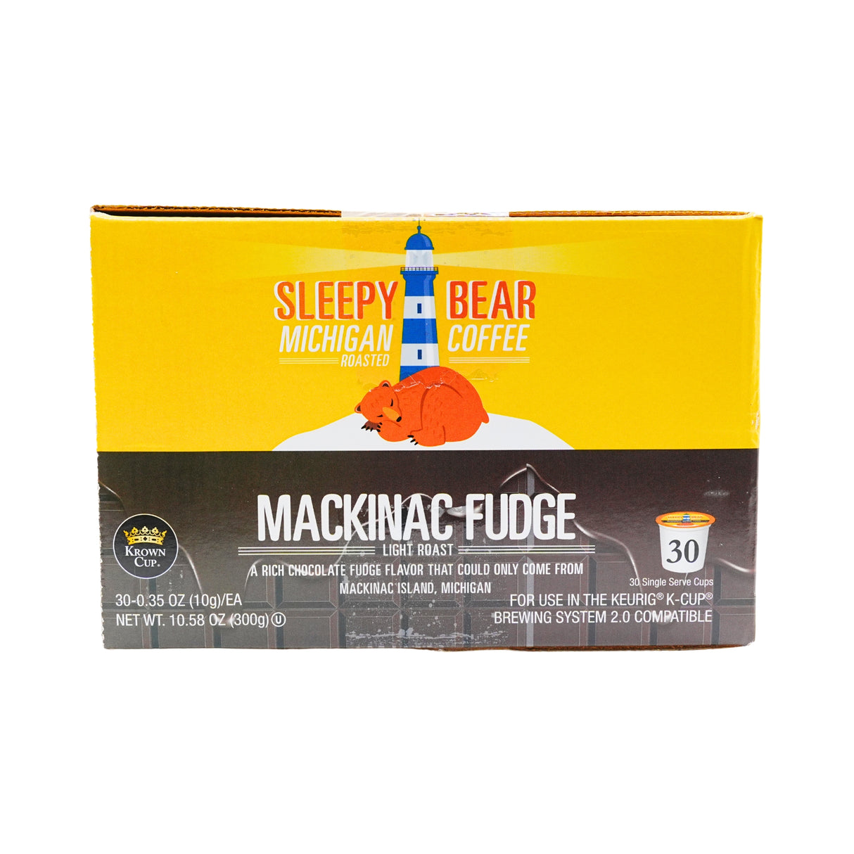 Sleepy Bear Mackinac Fudge Coffee K Cup 30 ct box