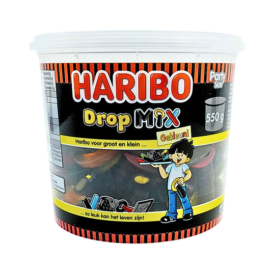 Haribo Drop Mix  XL 550 gr 19.4oz tub