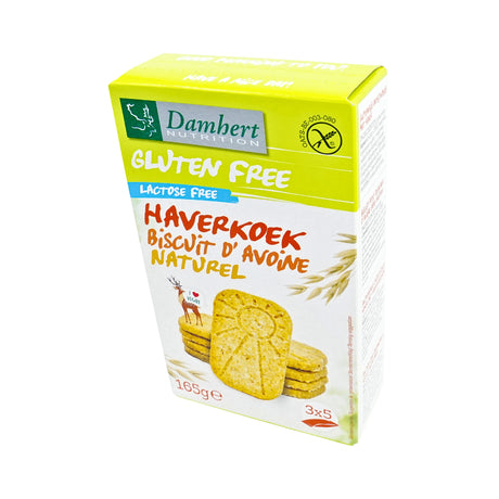 Damhert Gluten Free Natural Oatmeal Biscuits