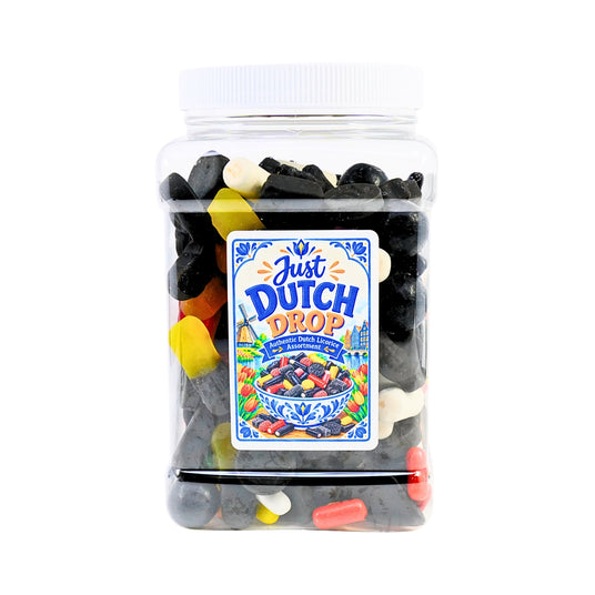 Peters Gourmet Market  Just Dutch Drop 2lb Jar Assorted Licorice