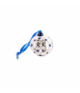 Ceramic Christmas Ornament Ring w/ Clogs