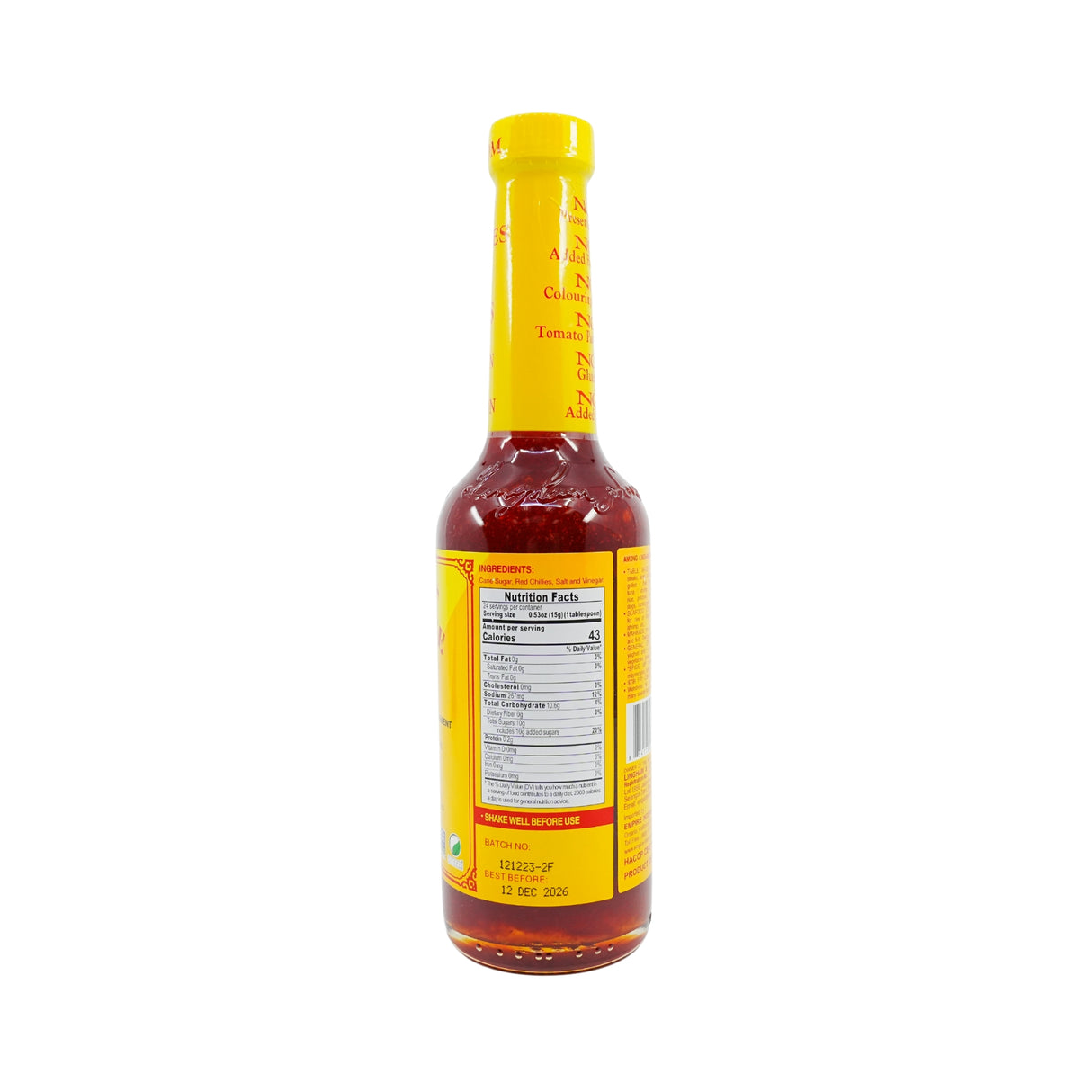 Lingham's Hot Chilli Sauce 12.6 Oz bottle