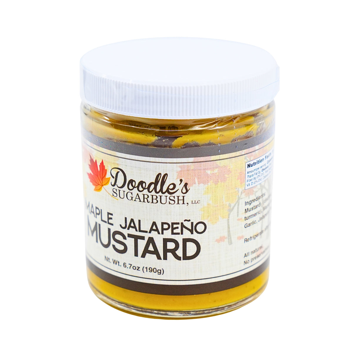 Doodles Maple Jalapeno Mustard 6.7oz jar