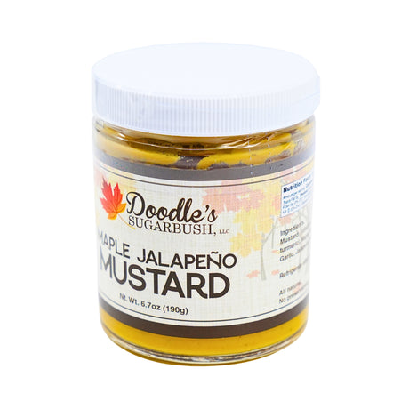 Doodles Maple Jalapeno Mustard 6.7oz jar