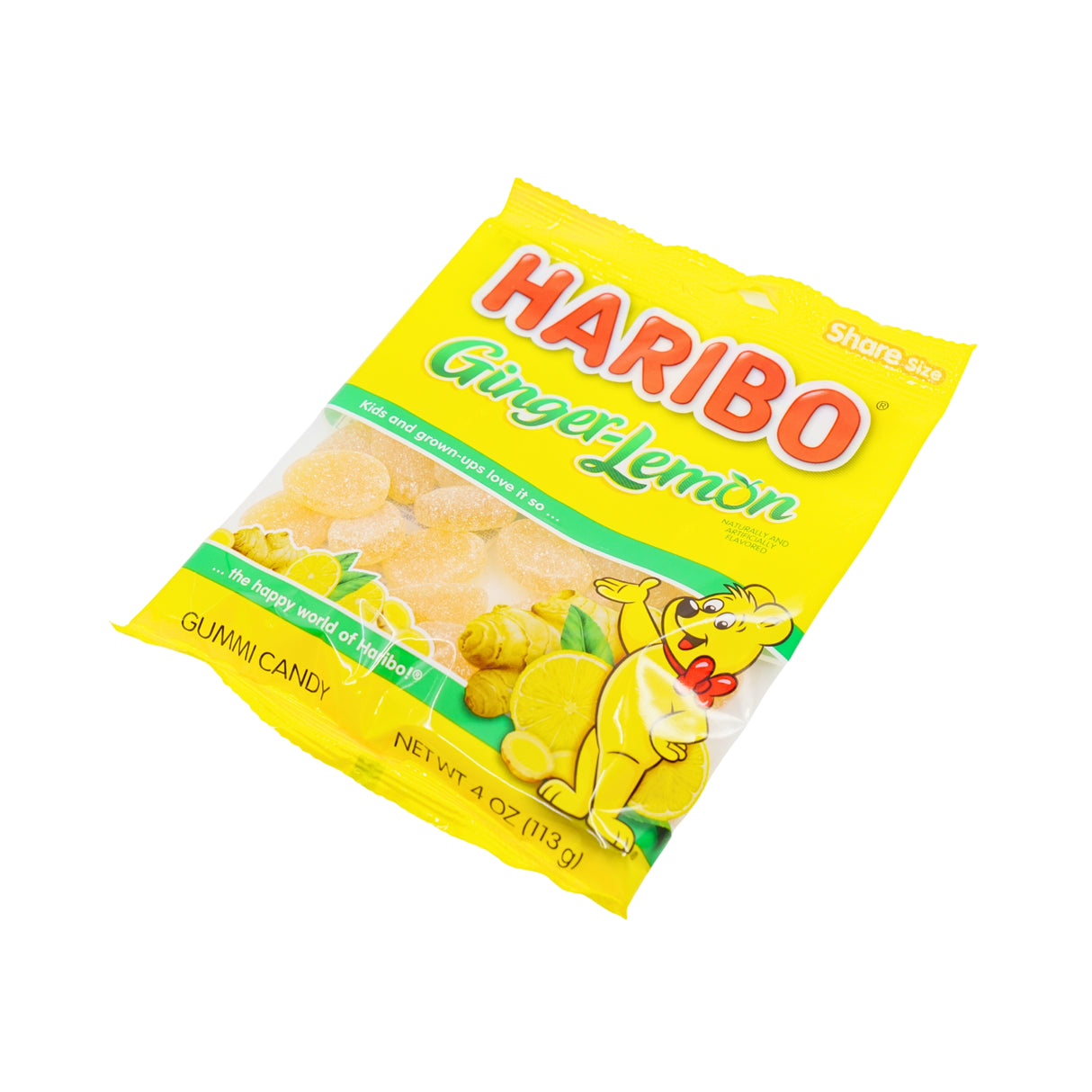 Haribo Lemon Ginger 4 oz Bag