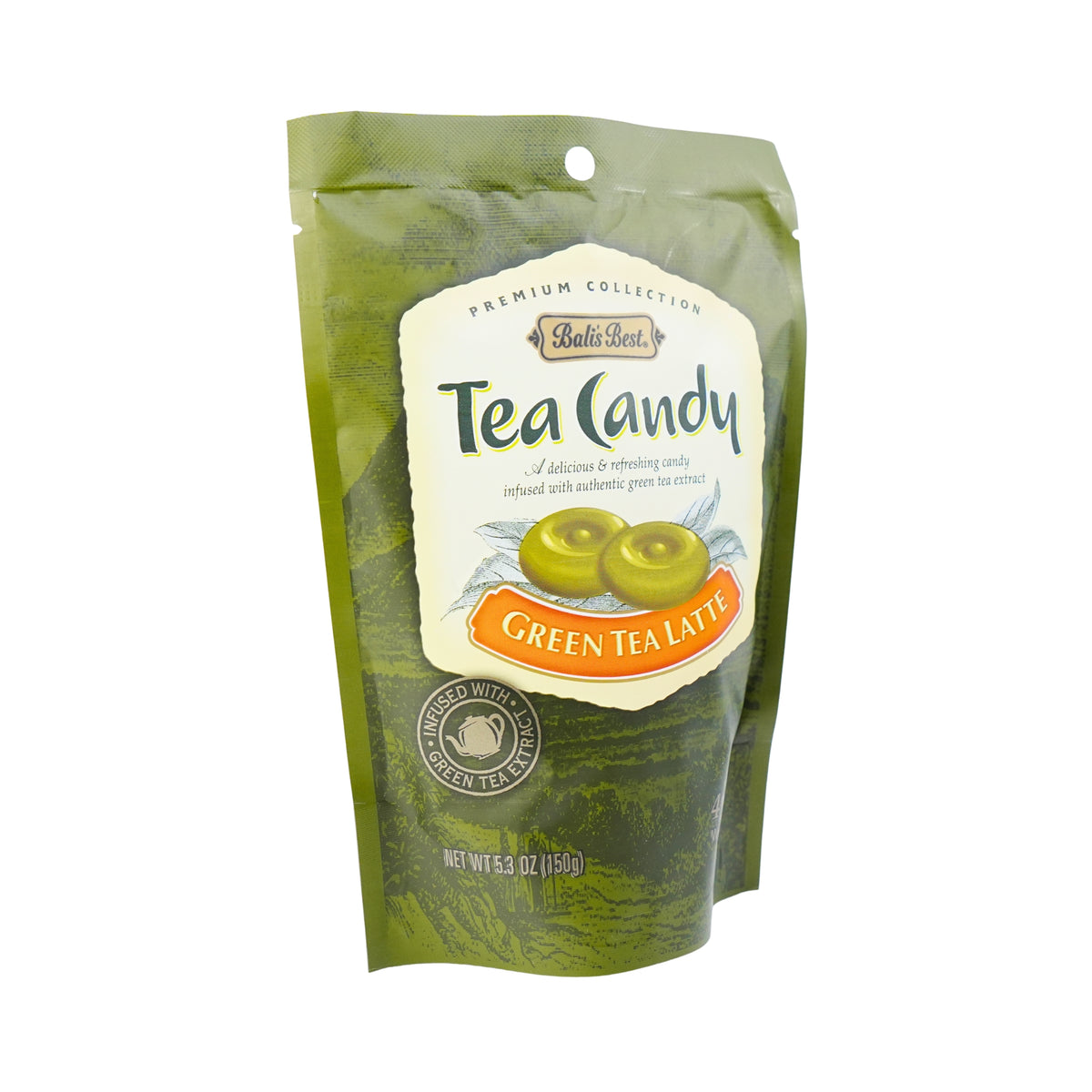 Balis Best Green Tea Latte Candy 5.3 oz Bag