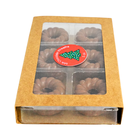 Martinez Milk Chocolate Wreaths 5 oz box