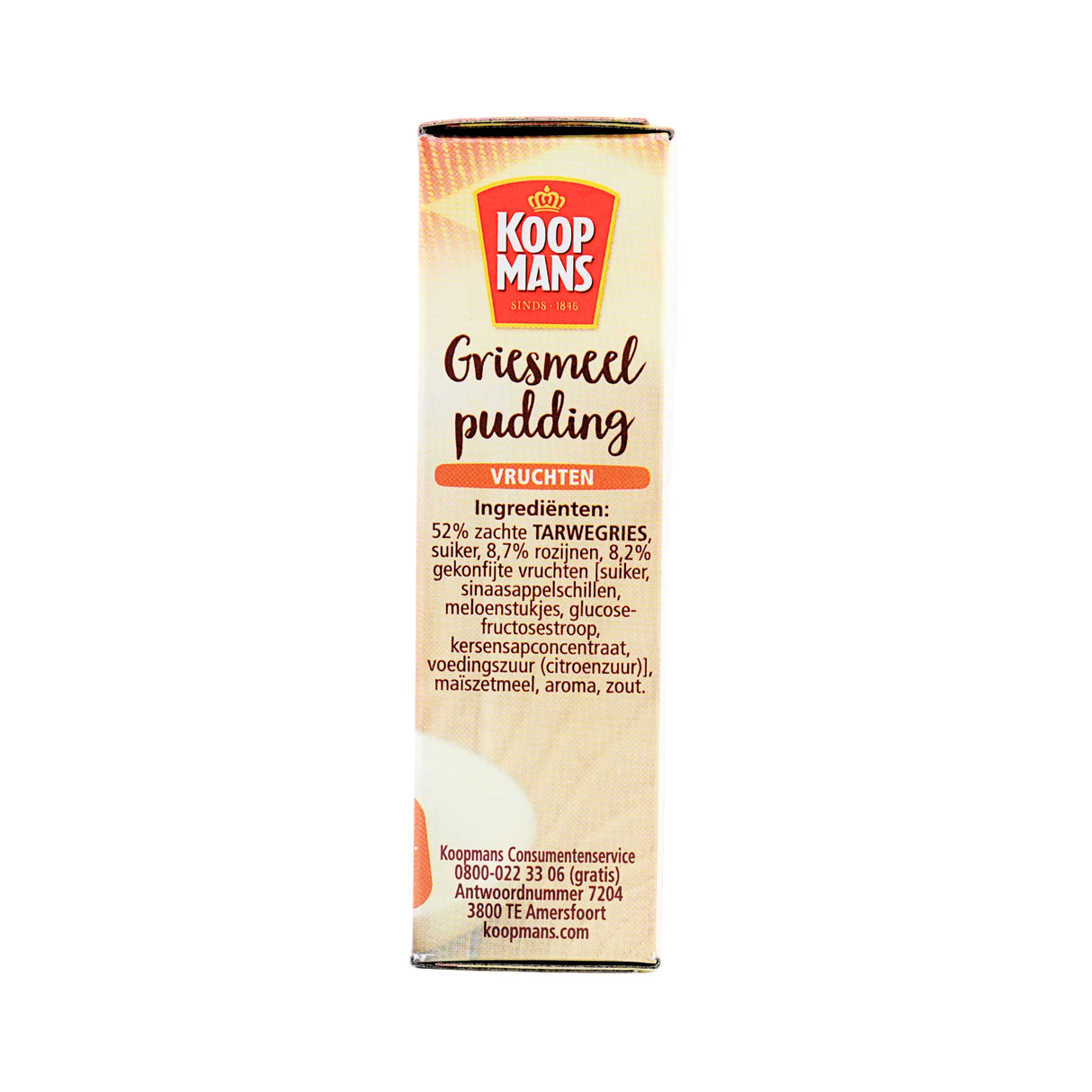 Koopmans Griesmeel Pudding with Fruits 2.99 oz (85g)