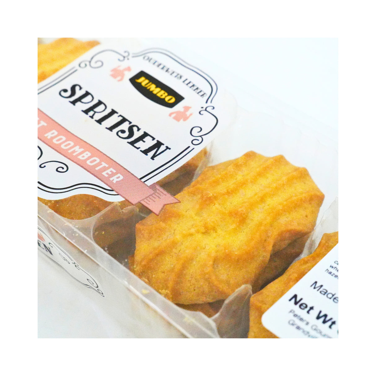 Jumbo Butter Spritzen Shortbread 6.12 oz. 175 gr