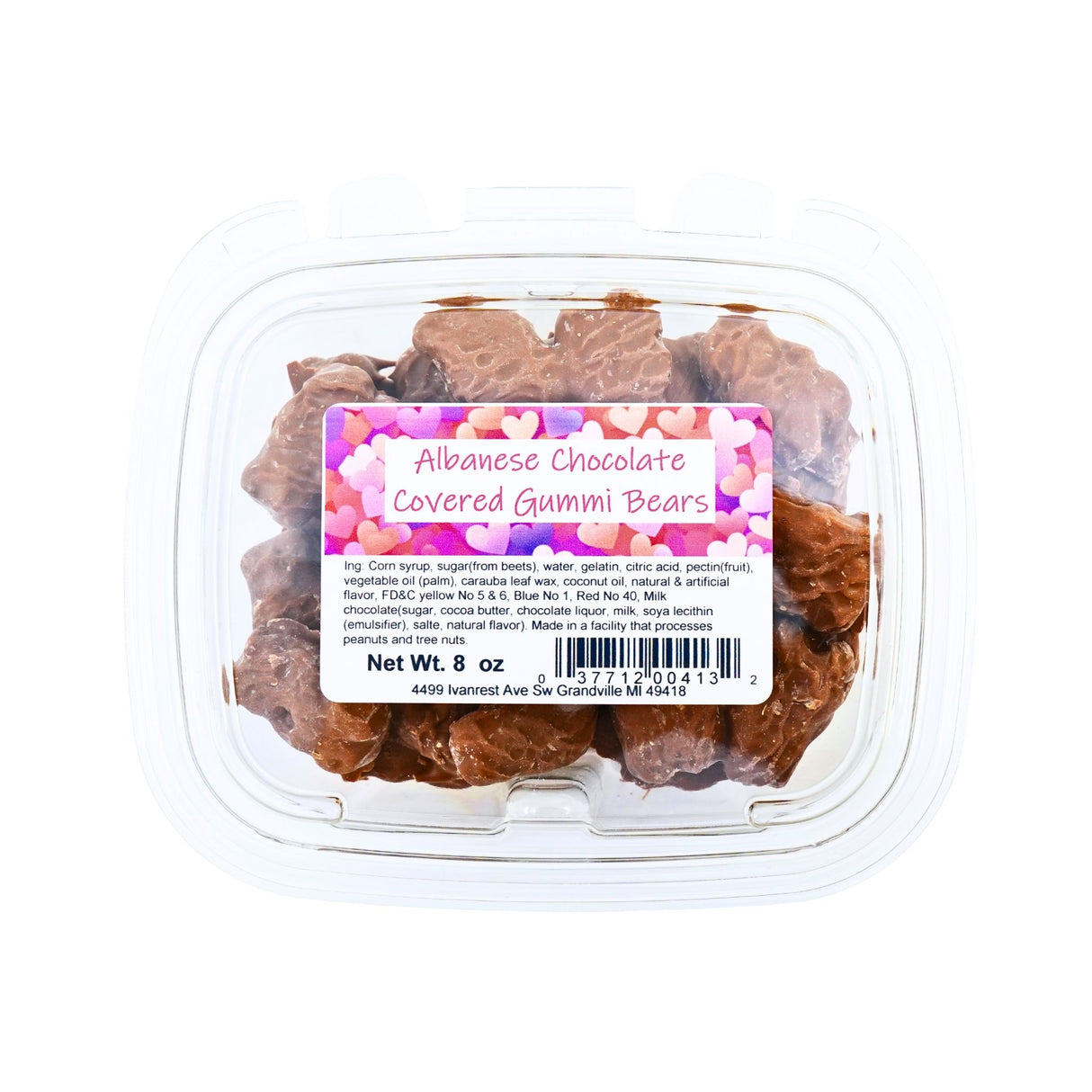 Albanese milk chocolate gummi bears 8 oz
