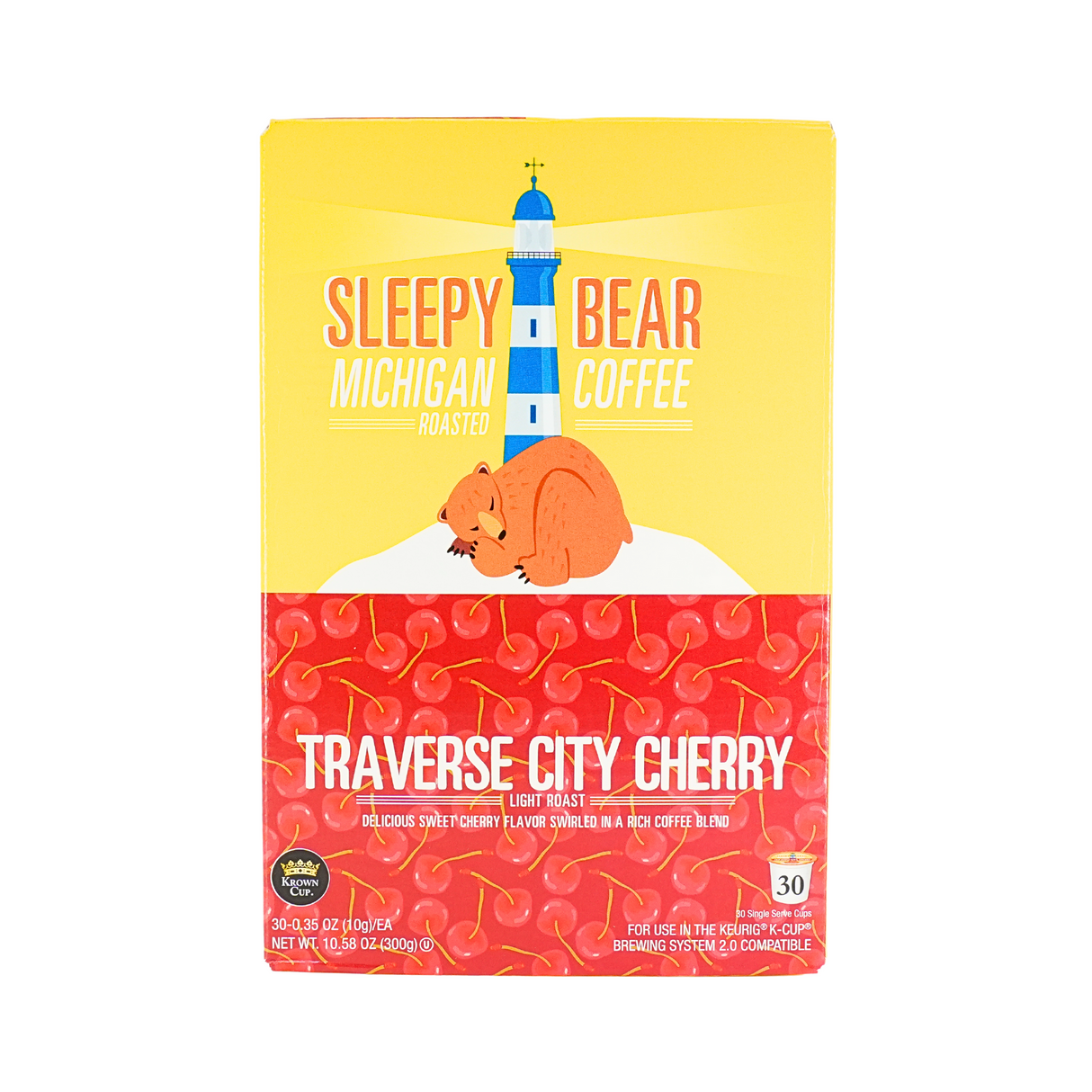 Sleepy Bear Traverse City Cherry Coffee 30 ct K CUP