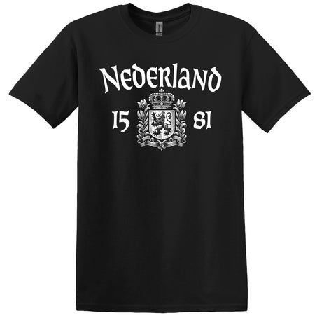 Nederland 1581 Crest T Shirt Medium Black