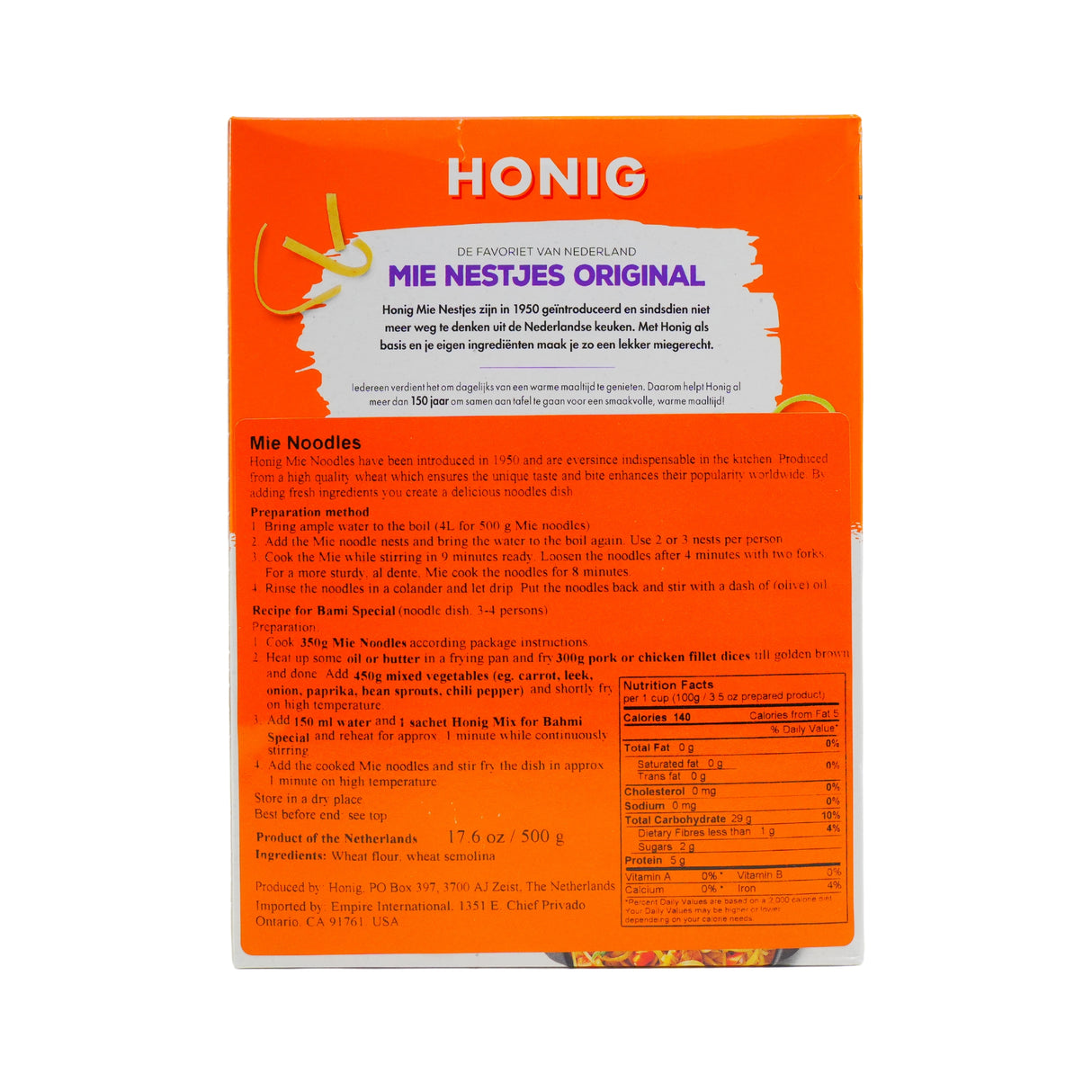 Honig Mie Noodles 17.6 oz Box