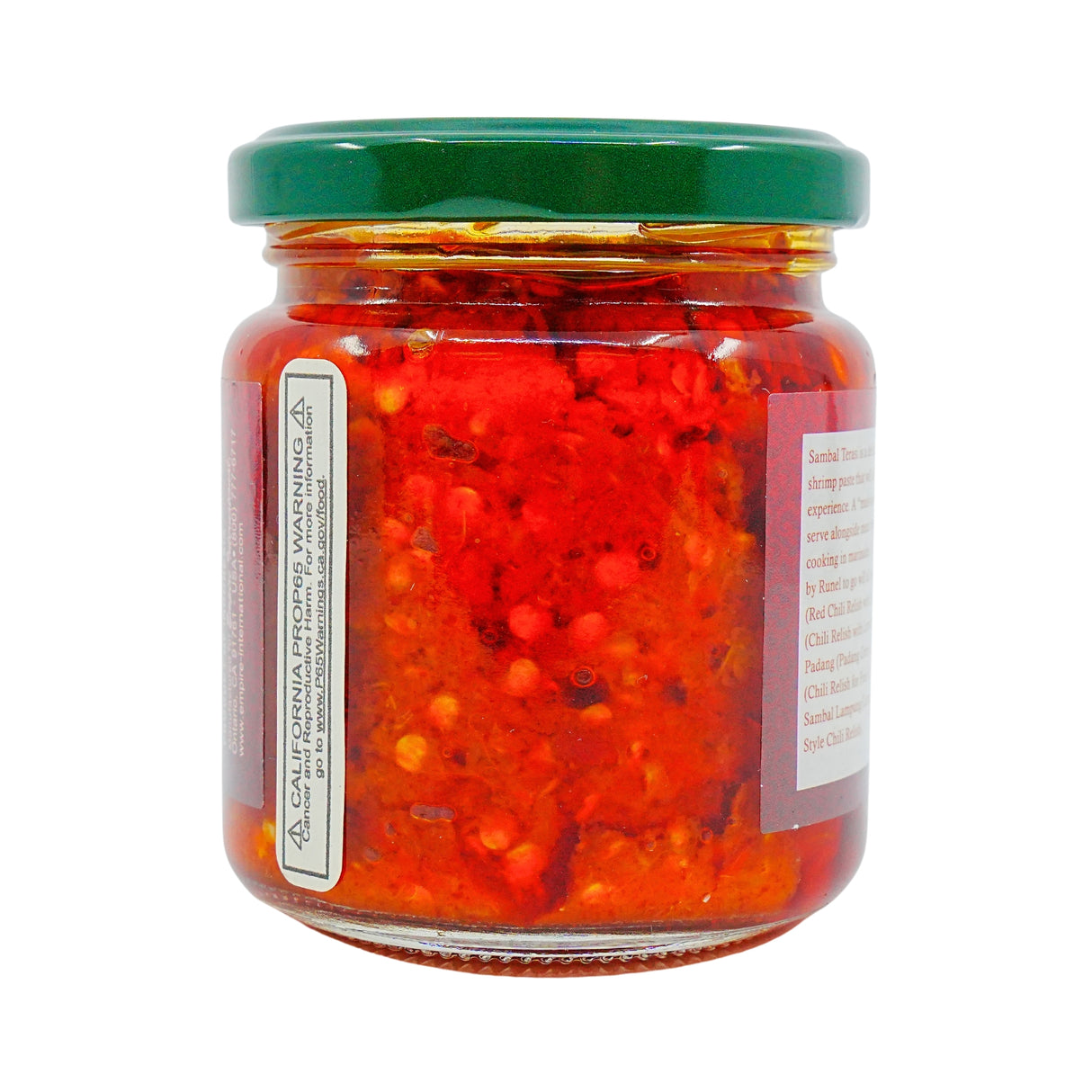 Runel Sambal Terasi Chili Relish w/Shrimp paste  6.5 oz