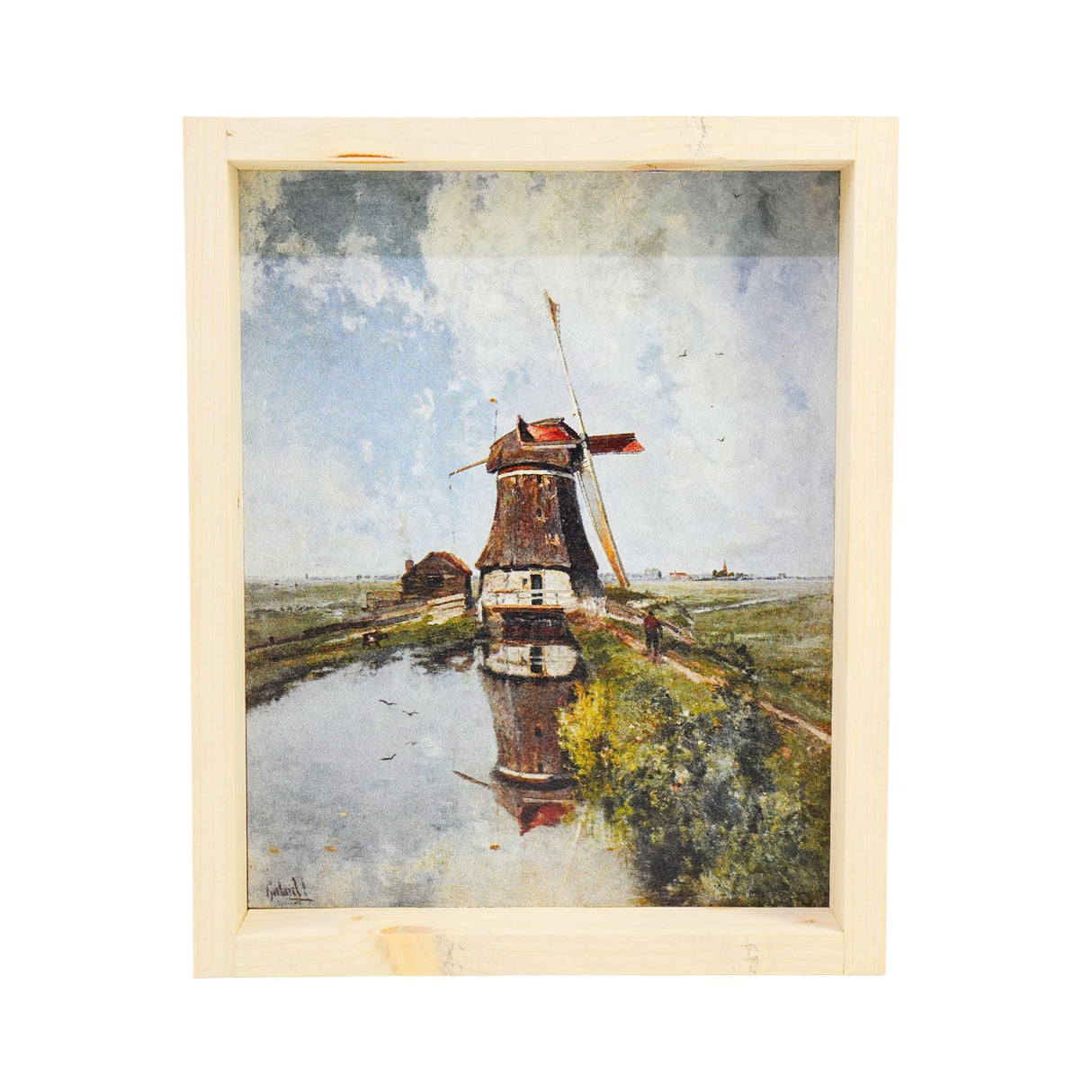 Hoekstra Decor  Dutch Windmill  Portrait Wall Art
